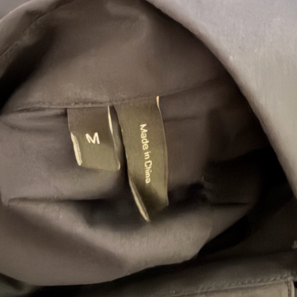 Theory Men's Dark Blue sylvain wealth Short Sleeve Shirt - Picture 7 of 9